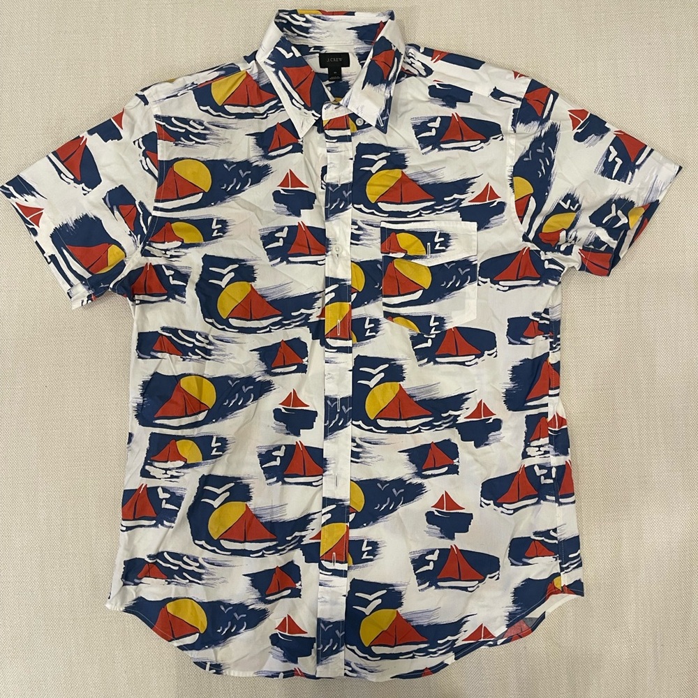 JCrew Short Sleeve Button Down Shirt